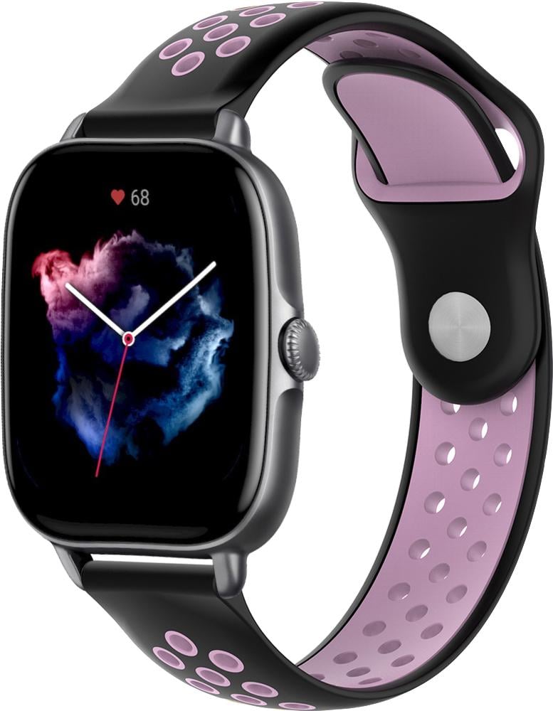 Ремешок Sport для Amazfit GTS 3 Pink Black (25323-49)