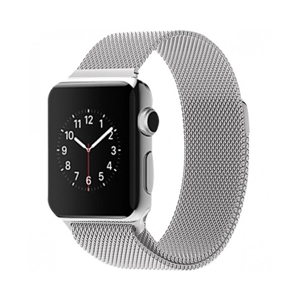Ремешок для смарт-часов Milanese loop steel bracelet Apple watch 42/44 мм Silver (1374321529) Ремешок для смарт-часов Milanese loop steel bracelet Apple watch 42/44 мм Silver (1374321529)