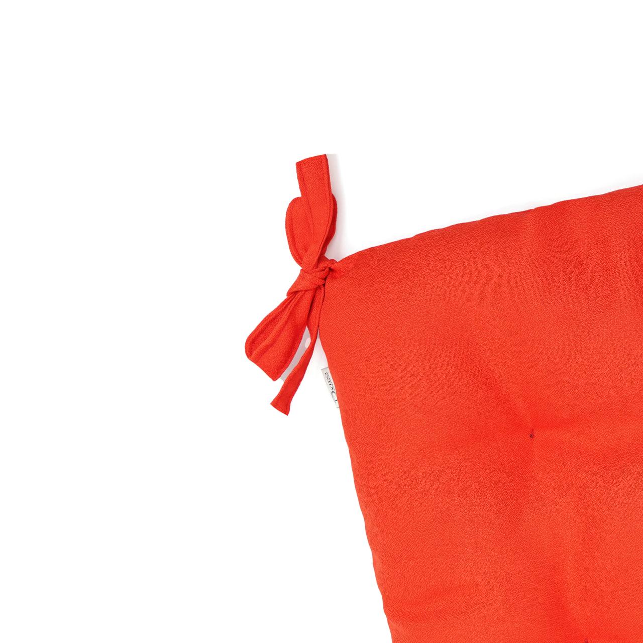 Подушка для стула/кресла/табурета 30х30х8 см Оранжево-мандариновый (1661317950) - фото 2 Подушка для стула/кресла/табурета 30х30х8 см Оранжево-мандариновый (1661317950) - фото 2