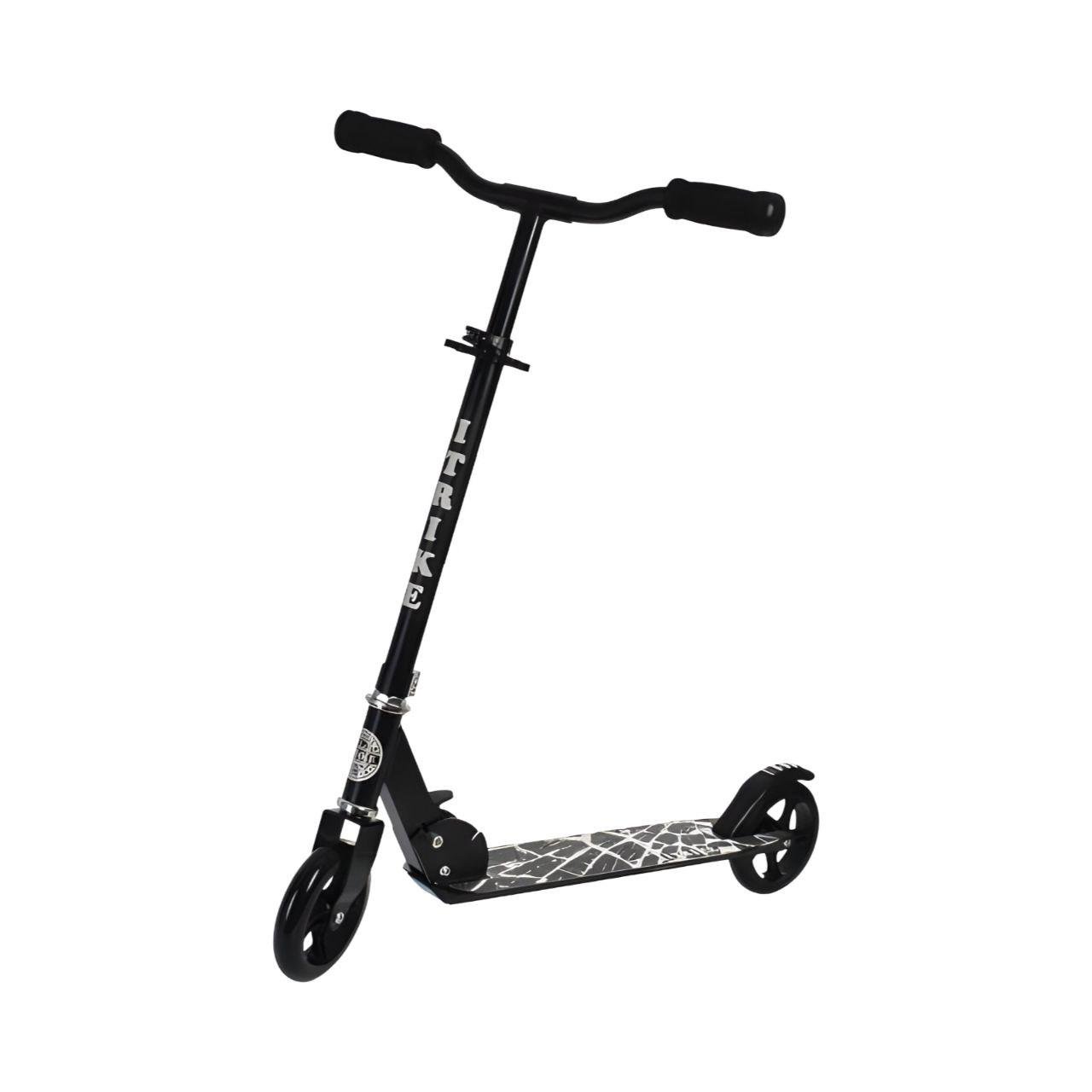 Городской самокат SR 2-039-8-B алюминиевый с регулируемым рулем и поролоновыми ручками Черный (26490522) - фото 1 Городской самокат SR 2-039-8-B алюминиевый с регулируемым рулем и поролоновыми ручками Черный (26490522) - фото 1