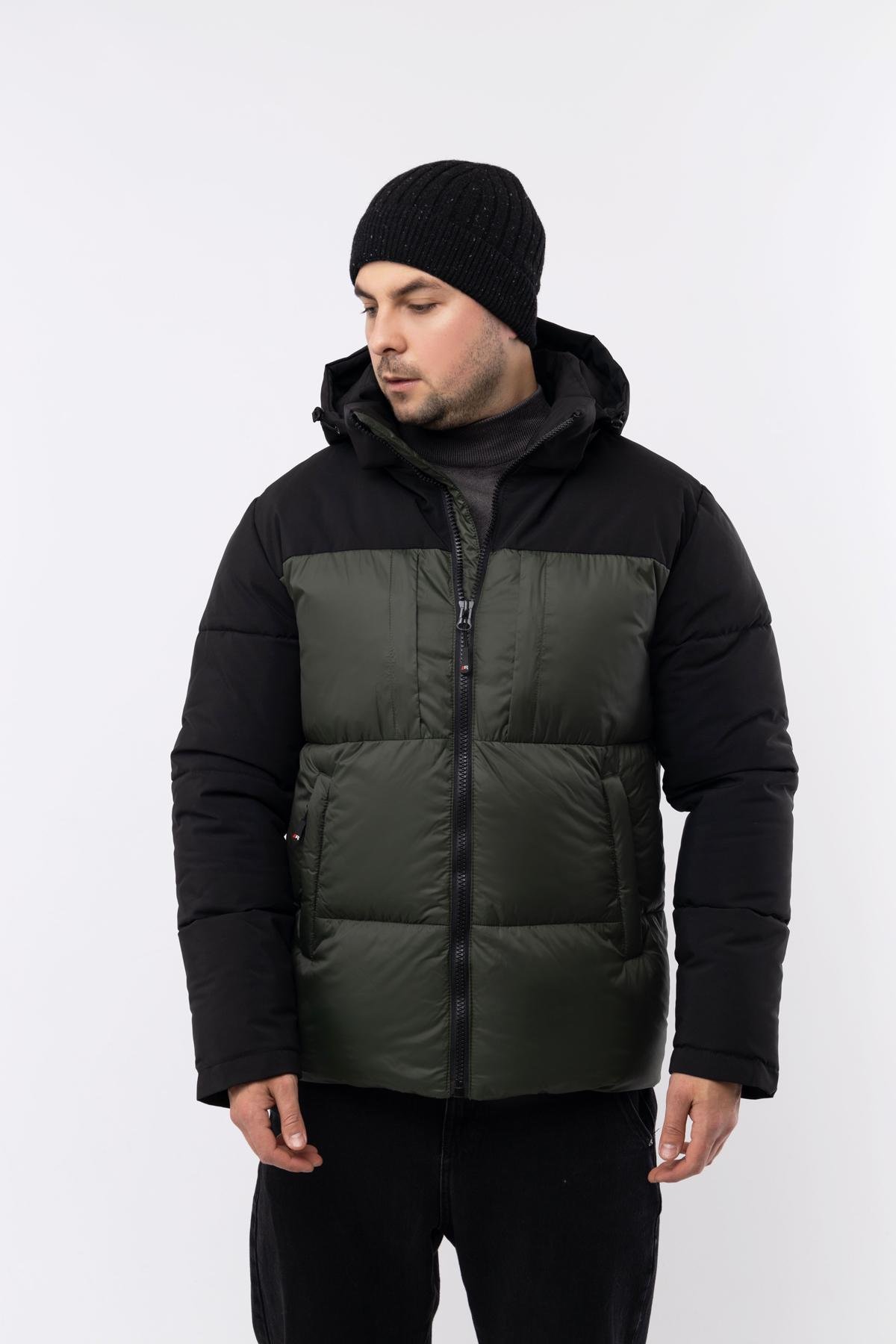 Куртка чоловіча ЦБ-00220284 р. 54 Хакі (28421894)