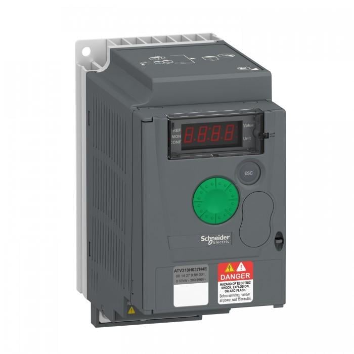 Перетворювач частоти Schneider Electric 0,75 кВт 3Ф 380V (ATV310H075N4E)