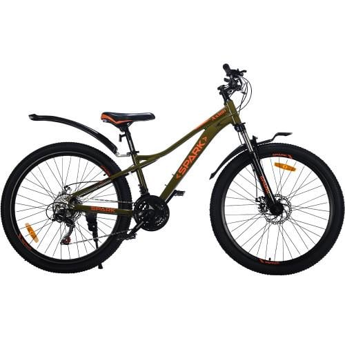 Велосипед SPARK AXION колеса 26" алюминиевая рама 13" Темно-оливковый (000239188)