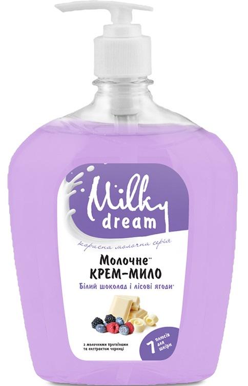 Крем-мыло жидкое Milky Dream Белый Шоколад и Лесные Ягоды дозатор 1000 мл