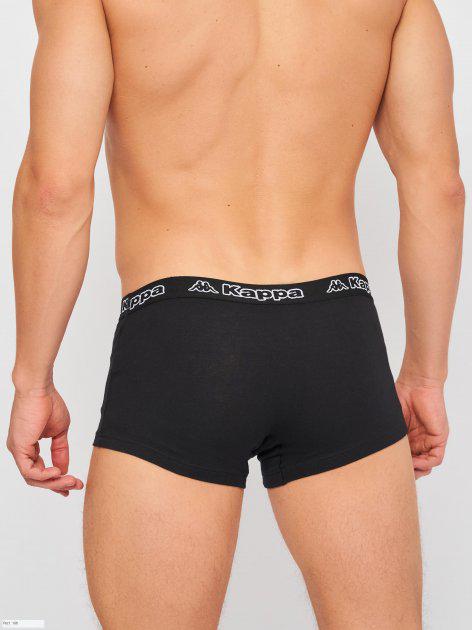 Трусы-боксеры Kappa Boxer Uomo Elastico Esterno logato L Черный (K1211 Nero-L) - фото 2