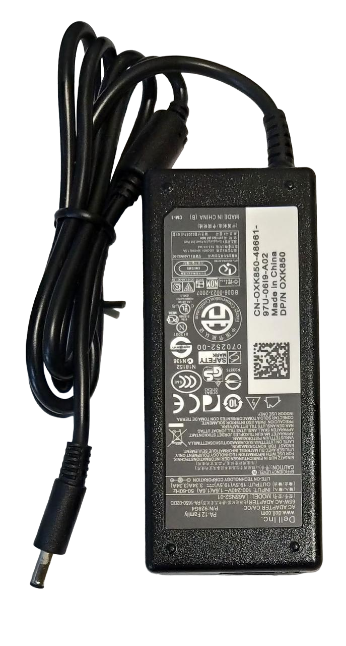 Зарядное устройство для ноутбука DELL 19,5 V/3,34 A (000042919) - фото 1