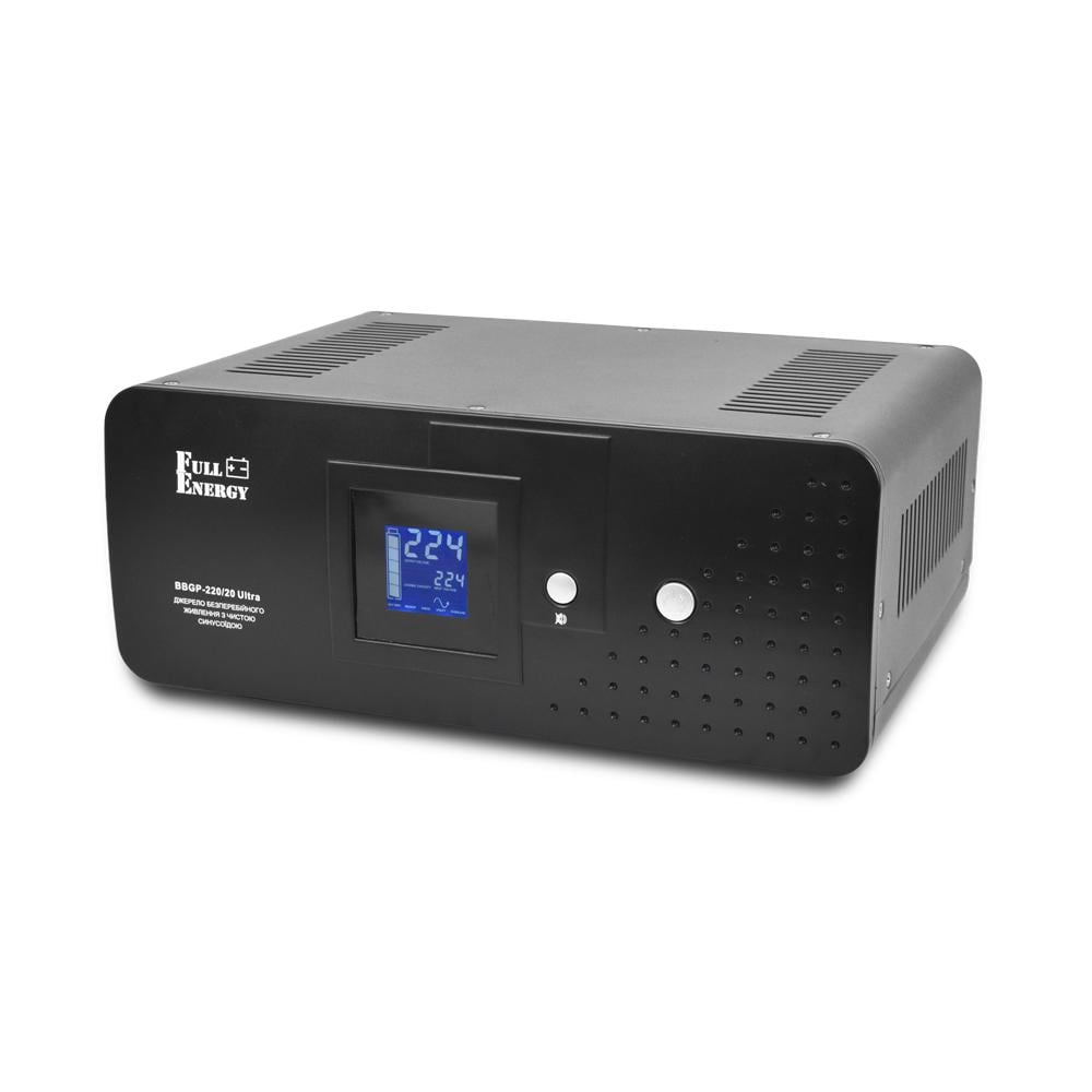 Источник бесперебойного питания Full Energy BBGP-220/20Ultra 2000ВА/1200Вт 24В с правильной синусоидой (29190511) Источник бесперебойного питания Full Energy BBGP-220/20Ultra 2000ВА/1200Вт 24В с правильной синусоидой (29190511)