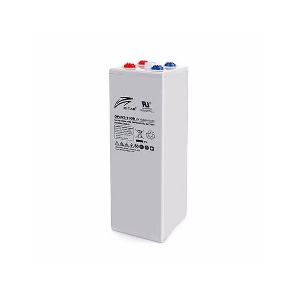 Батарея акумуляторна RITAR OPzV 2-1000 2V 1000,0Ah 1200 С 703 57,3 кг 233х210х646 мм Gray (32391)