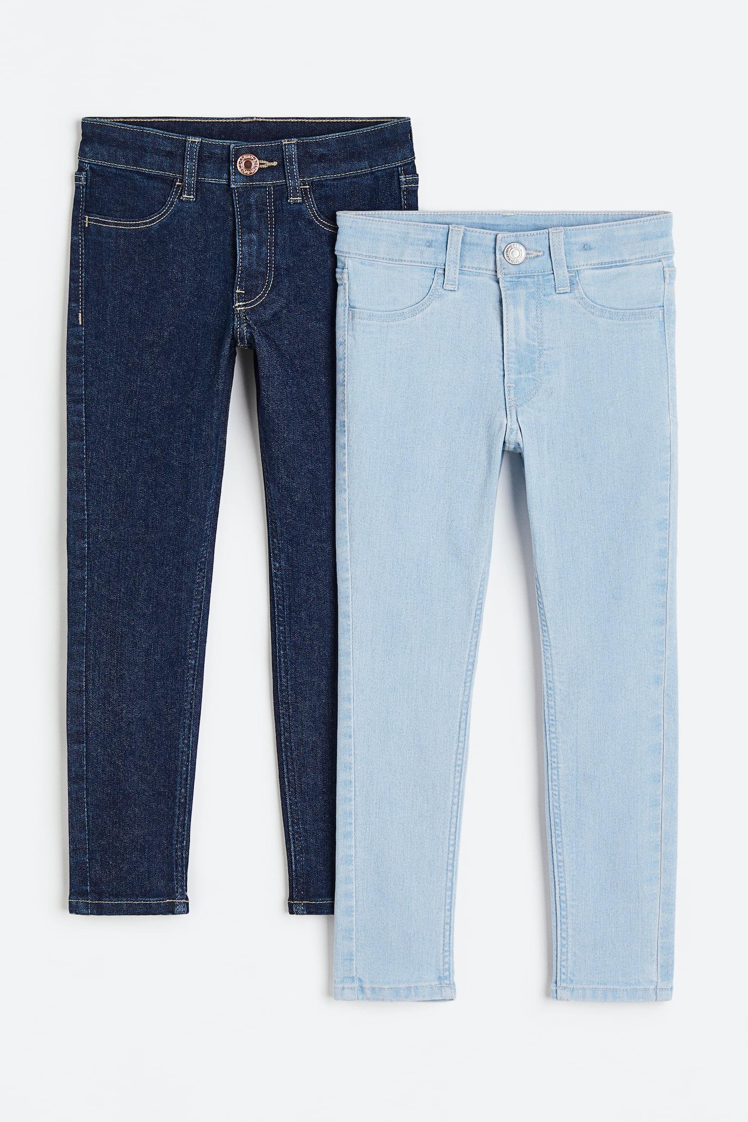 Джинси H&M 2 шт. 110 см Блакитний/Темно-синій (A24099474132)