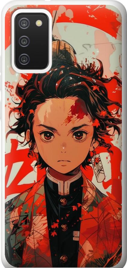 Чехол на Samsung Galaxy A02s A025F Тандзиро Камадо (6131t-2203-42517)