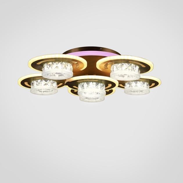 LED-люстра стельова Valeso V-K29009-5+1+1 з пультом 240W (28686577)