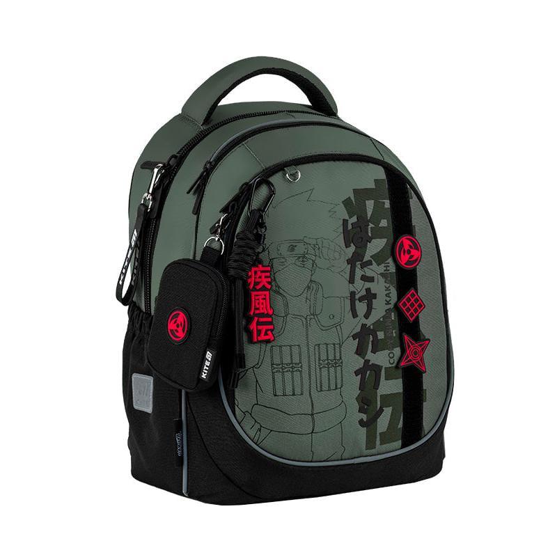Рюкзак школьный KITE Education Naruto Shippuden 38x28x16 см 18 л Хаки (NR25-700M)