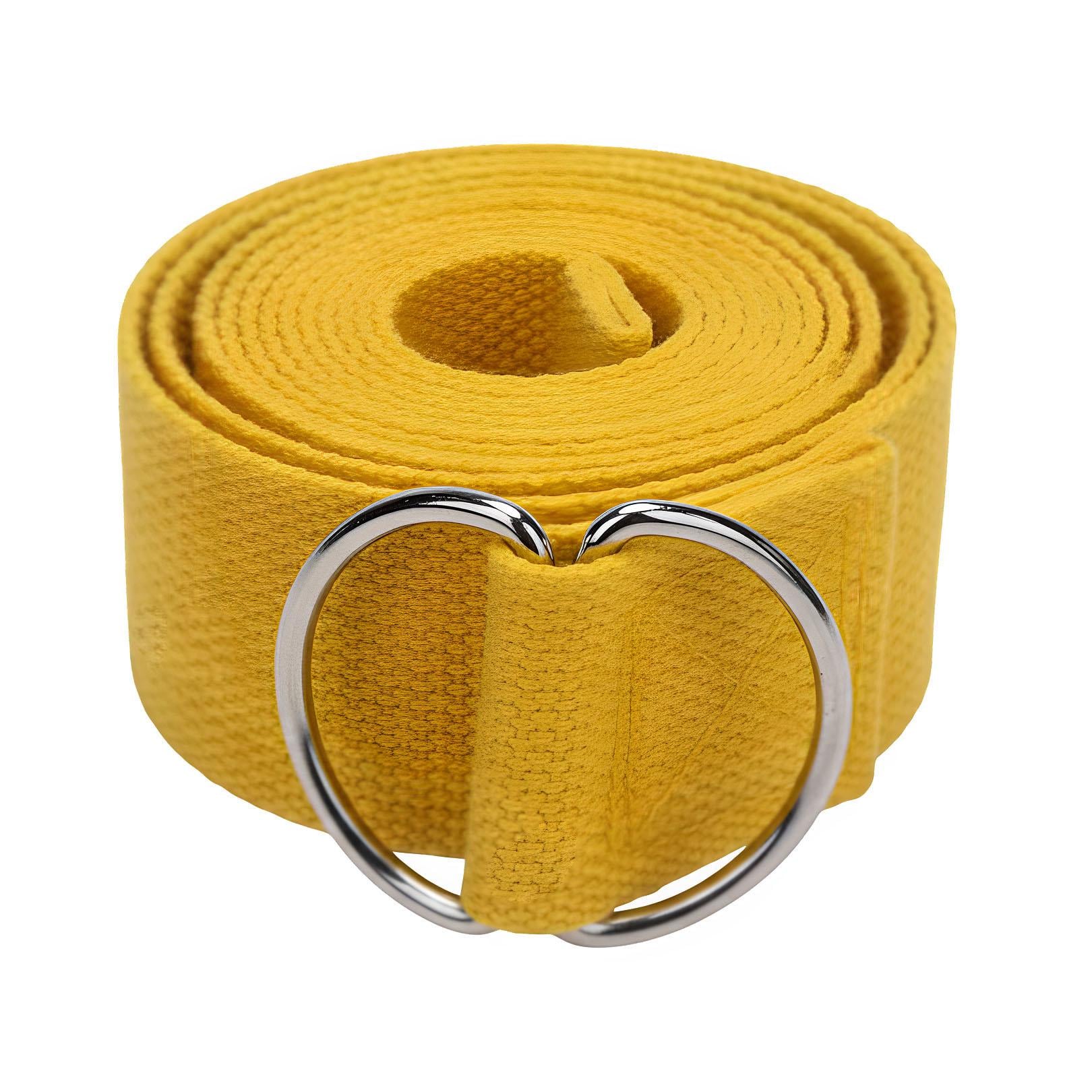 Ремень для йоги EasyFit Yoga Strap 183 см Желтый (EFYGS183-Y)