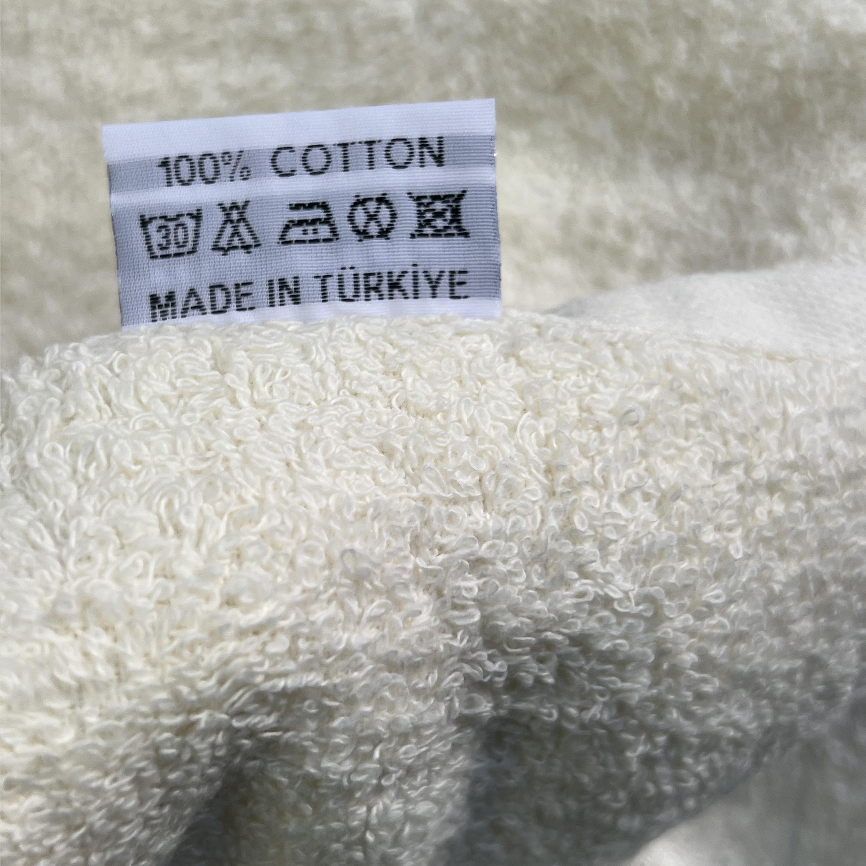 Набір рушників банне та для обличчя 70х40 см/50х90 см 2 шт. Білий (mame2v1venz2-beyaz) - фото 2