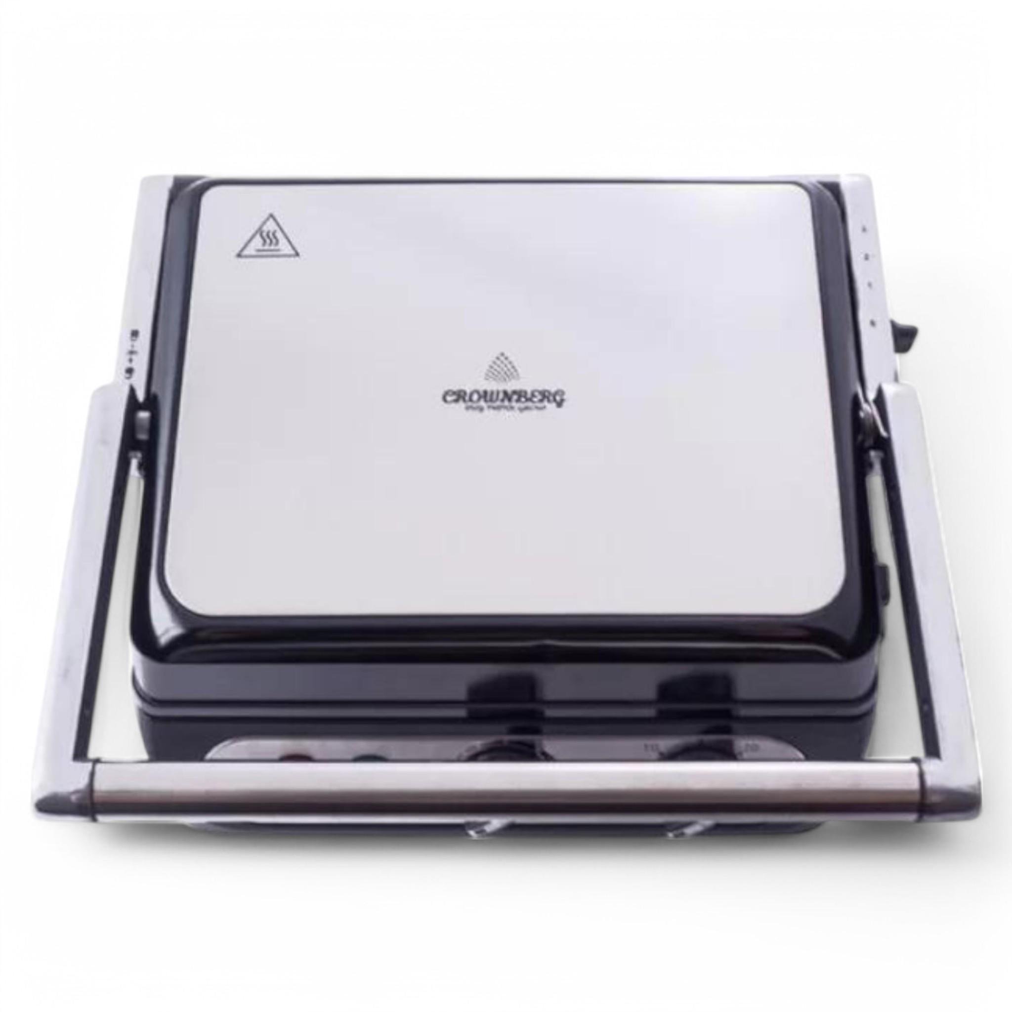 Притискний електрогриль Crownberg CB-1042 2000 Вт Gray (G_CB1042Gray)