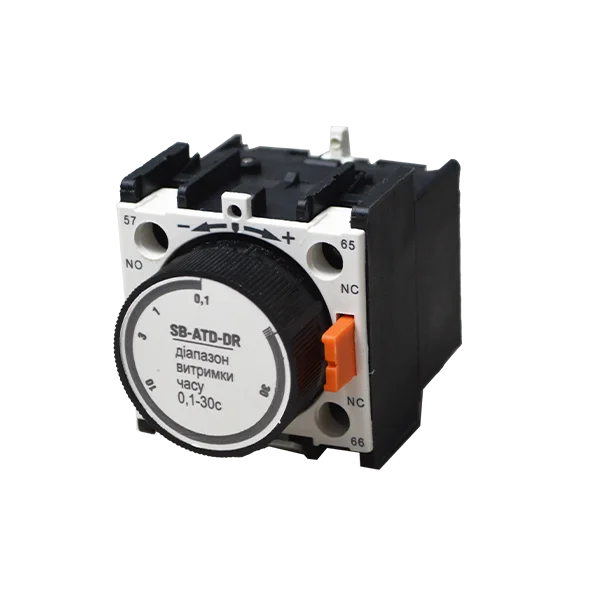 Блок задержки UEC SB-ATD-DR2 0,1-30 сек 1NO+1NC задержка отключения (LA2-SB-ATD-DR2)