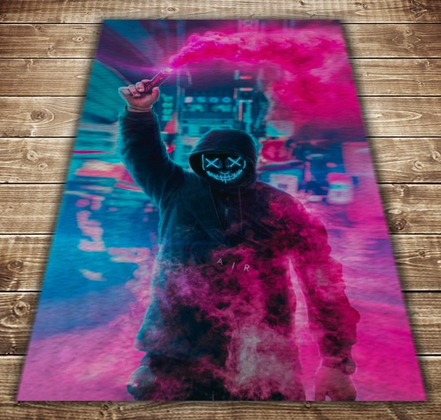 Плед с 3D принтом Маршмеллоу факел 150x200 см (epi_0079)