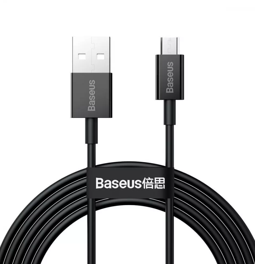 Кабель Baseus Superior Series Fast Charging USB to Micro USB 100 см Black (CAMYS-01)