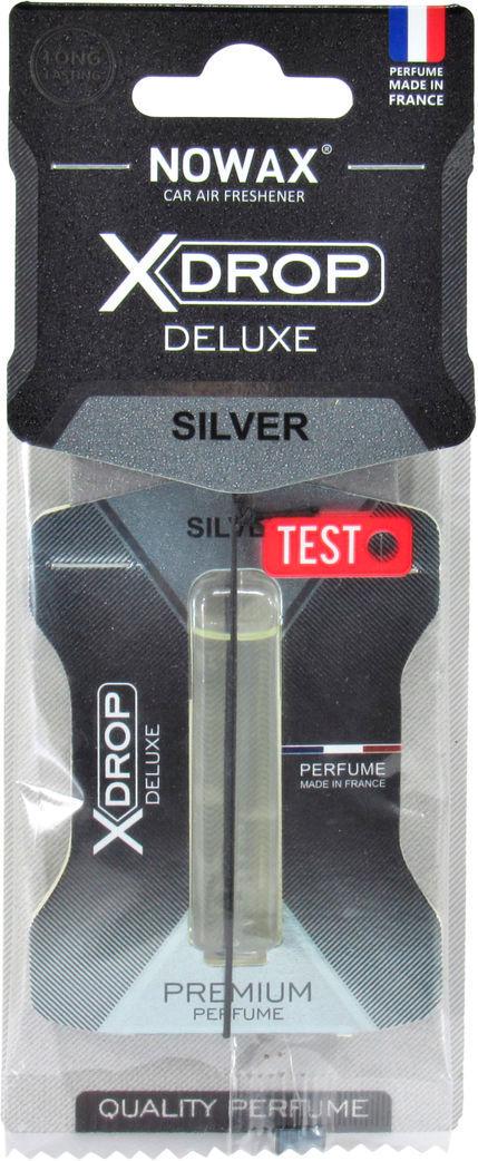 Ароматизатор для авто Nowax X Drop Delux Silver жидкий 5 мл (0307438)