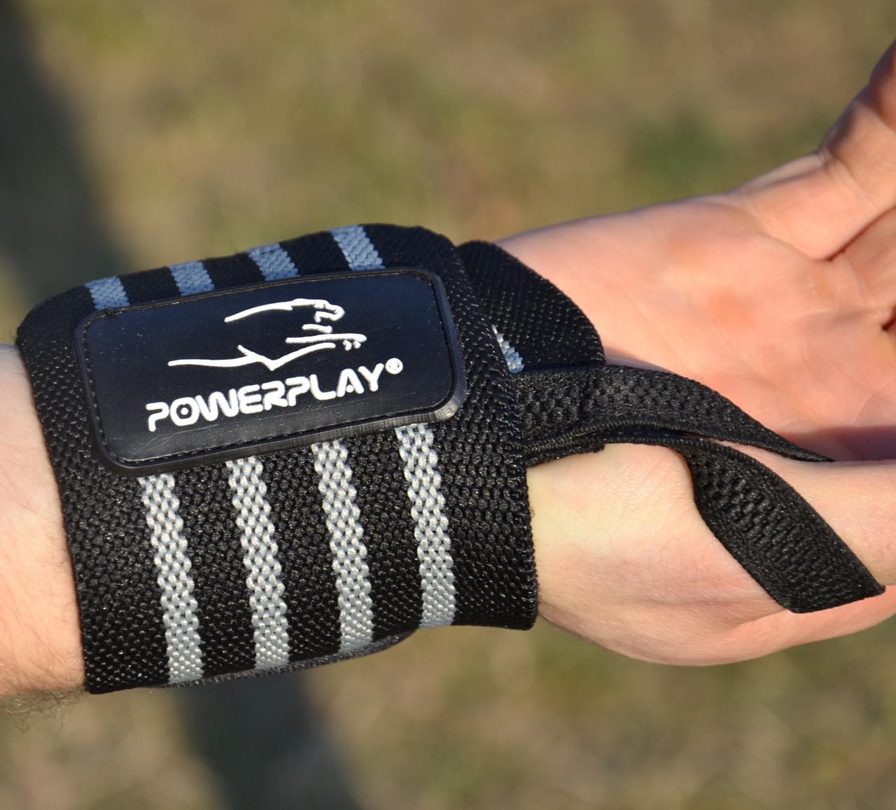 Бинты кистевые PowerPlay 3081 Черно-Серый (A-011743) - фото 8 Бинты кистевые PowerPlay 3081 Черно-Серый (A-011743) - фото 8