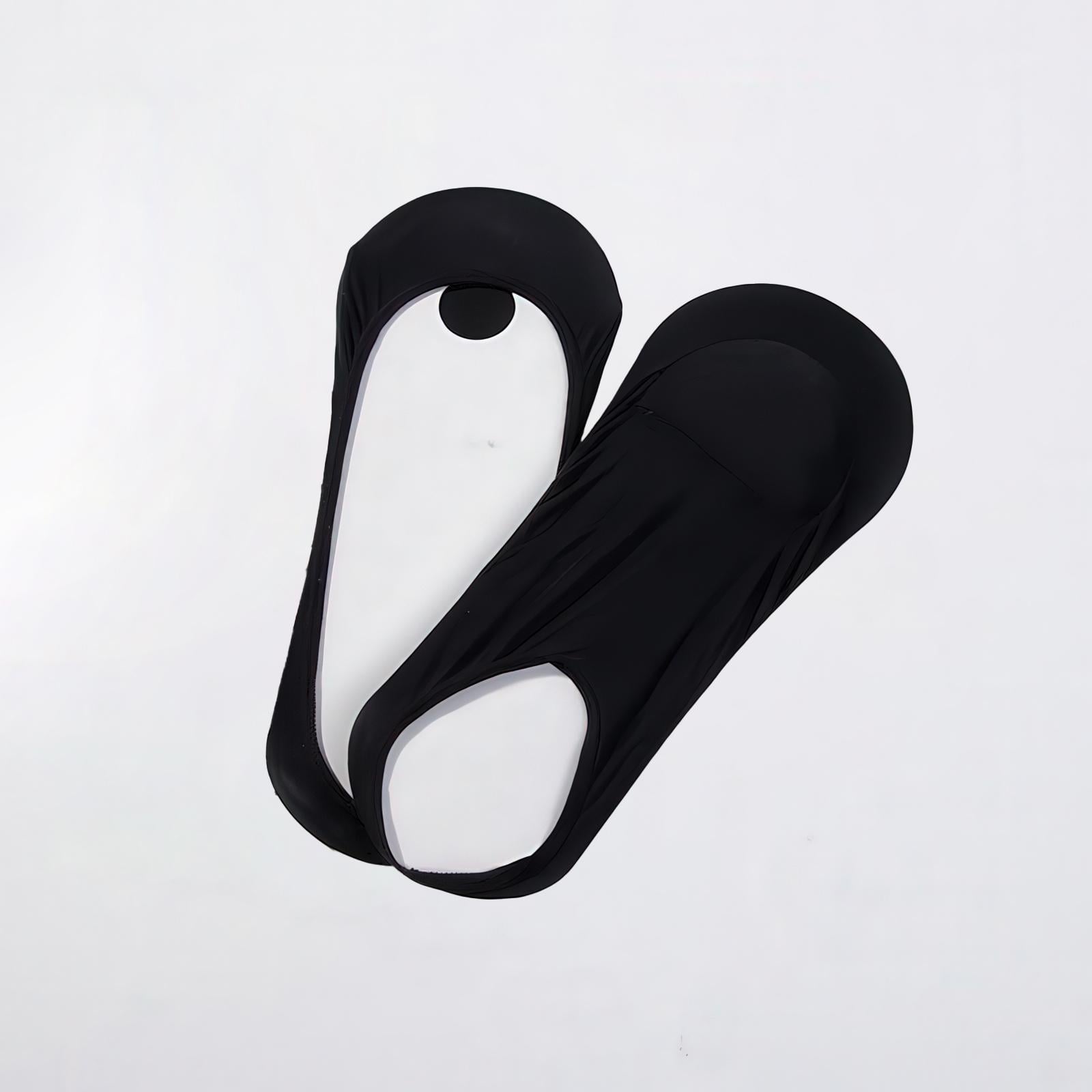 Следки-невидимки женские с амортизирующей подушечкой 1 пара Черный (PLSHKR-BLK-1345)