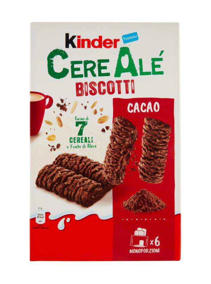 Печенье из 7 злаков Kinder Cereale Cacao шоколадное 204 г