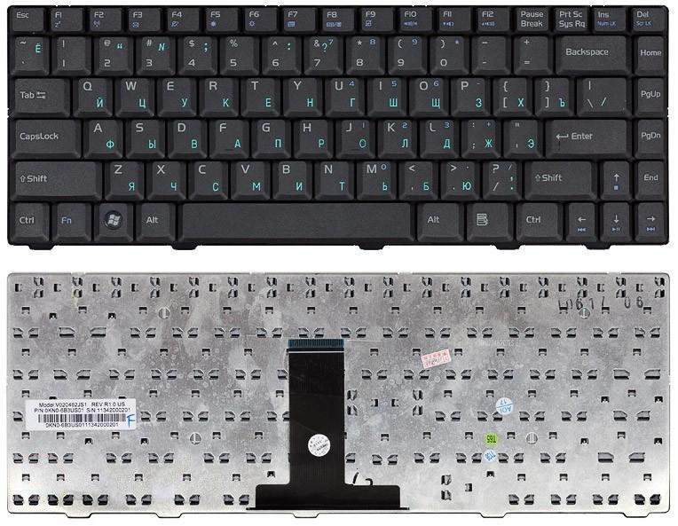 Клавиатура для ноутбука Asus F80 Black