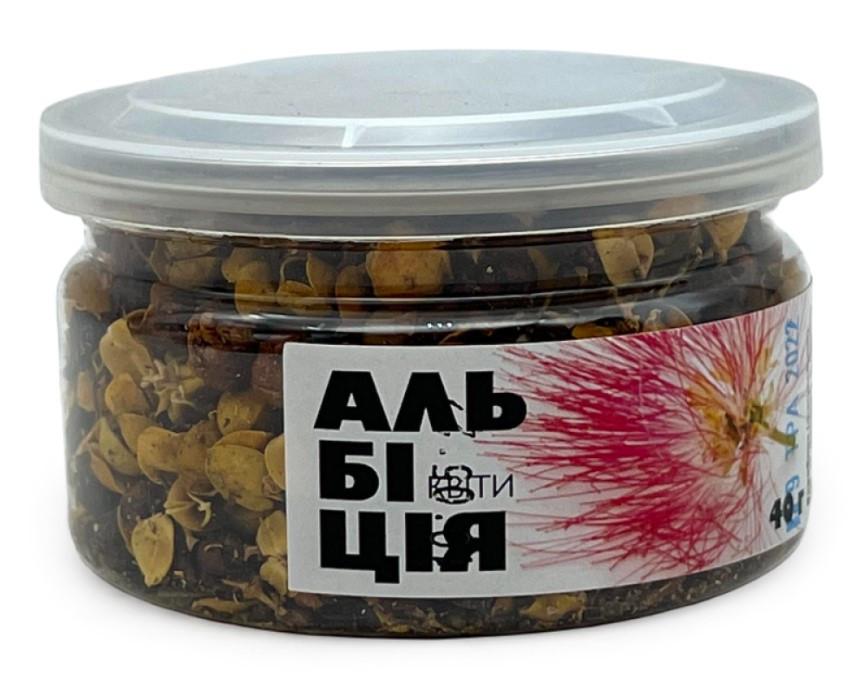 Чай цветочно-травяной Альбиция цветы органический в банке 40 г (OS-AL-B40)