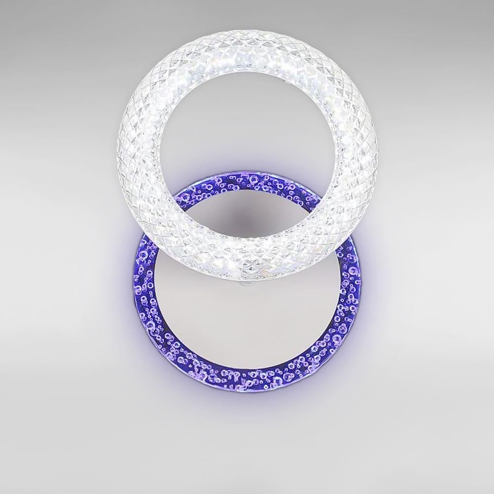 Светильник настенный светодиодный Light House SC-19172/1W WH/PK/BU/PL 32W/8W 260х320х100 мм Белый