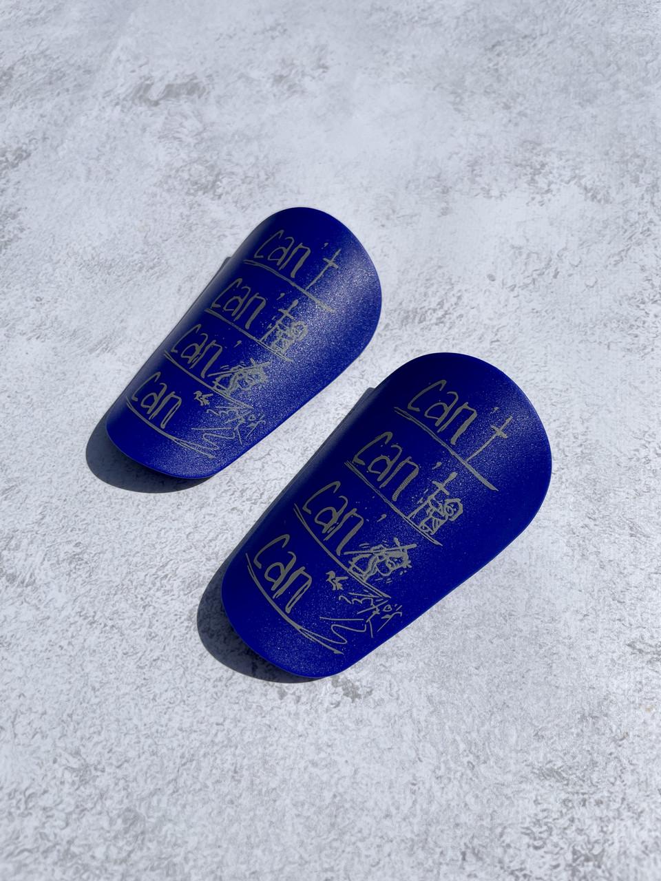 Щитки футбольные мини Can't Can Синий (2578285408)