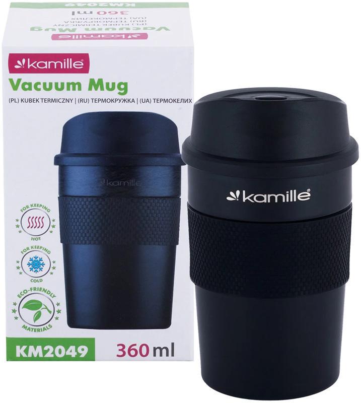 Термос Kamille Felice с TPR вставкой 360 мл - фото 6 Термос Kamille Felice с TPR вставкой 360 мл - фото 6