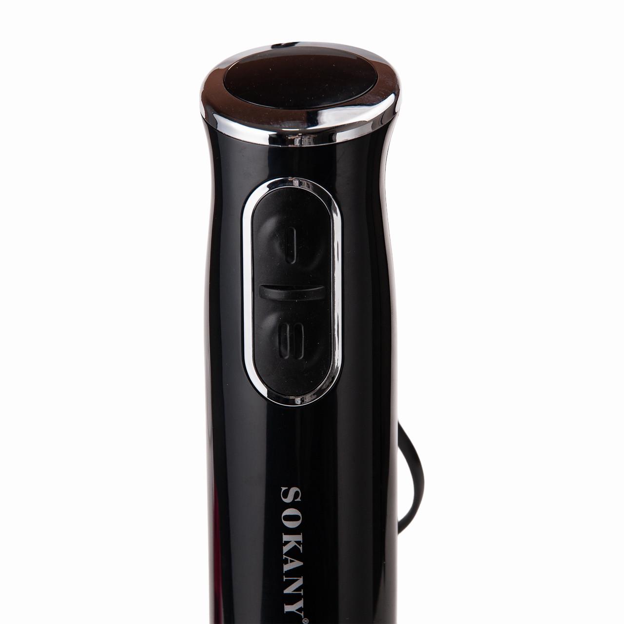 Блендер ручной Sokany 1726 погружной 300 Вт Черный (5113) - фото 9 Блендер ручной Sokany 1726 погружной 300 Вт Черный (5113) - фото 9