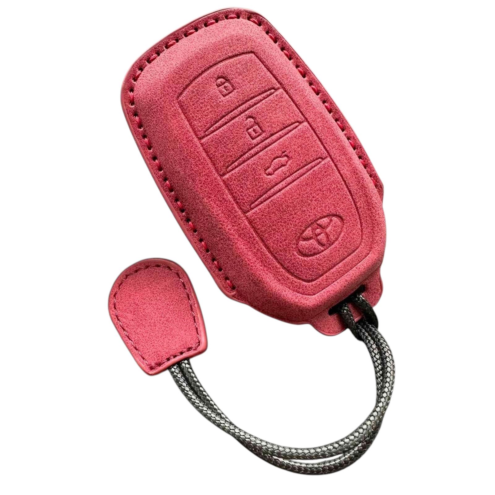 Чехол кожаный для ключа Toyota (to3mfr3b)