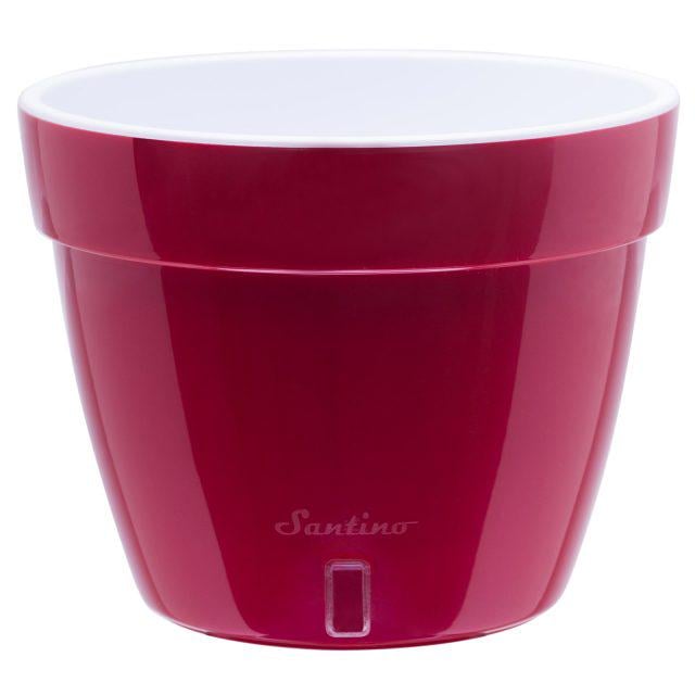 Горшок для цветов ASTI 6 л Красный/Белый - фото 1