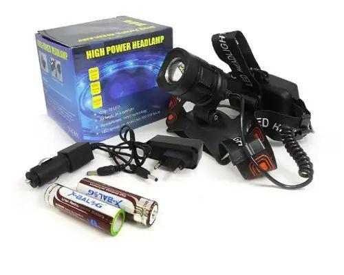 Фонарь на голову BL T32-P50 до 1000 м 2х18650 battery с 3 режимами работы 55х45х45 мм Черный (opt-21542)