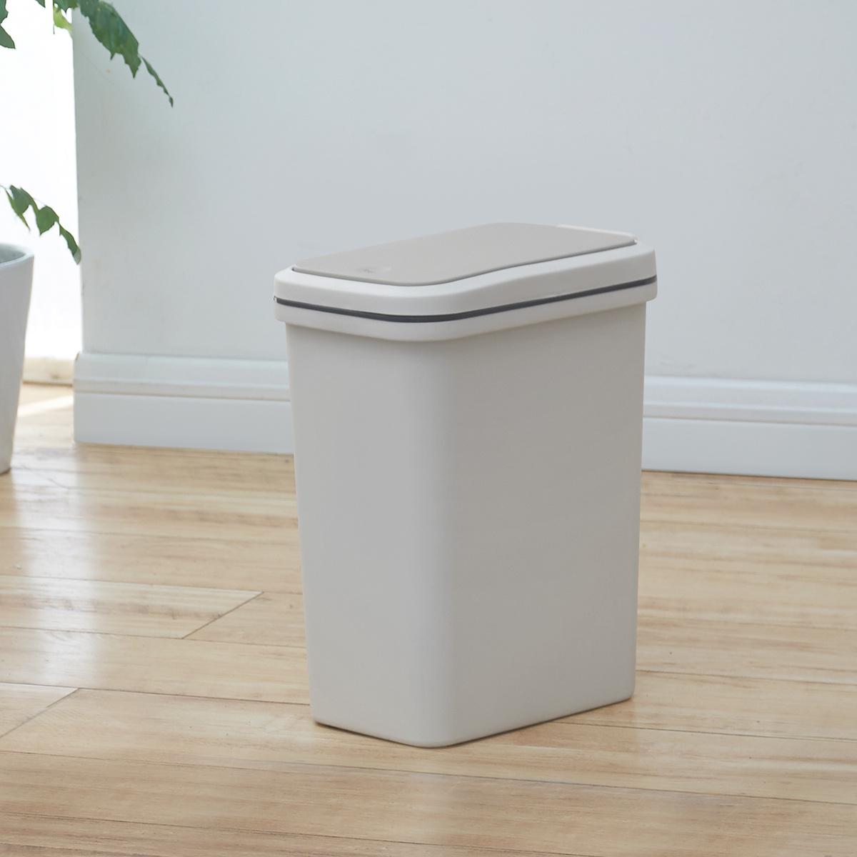 Ведро для мусора MVM BIN-04 10L GRAY с крышкой 10 л Серый (211356) - фото 4 Ведро для мусора MVM BIN-04 10L GRAY с крышкой 10 л Серый (211356) - фото 4