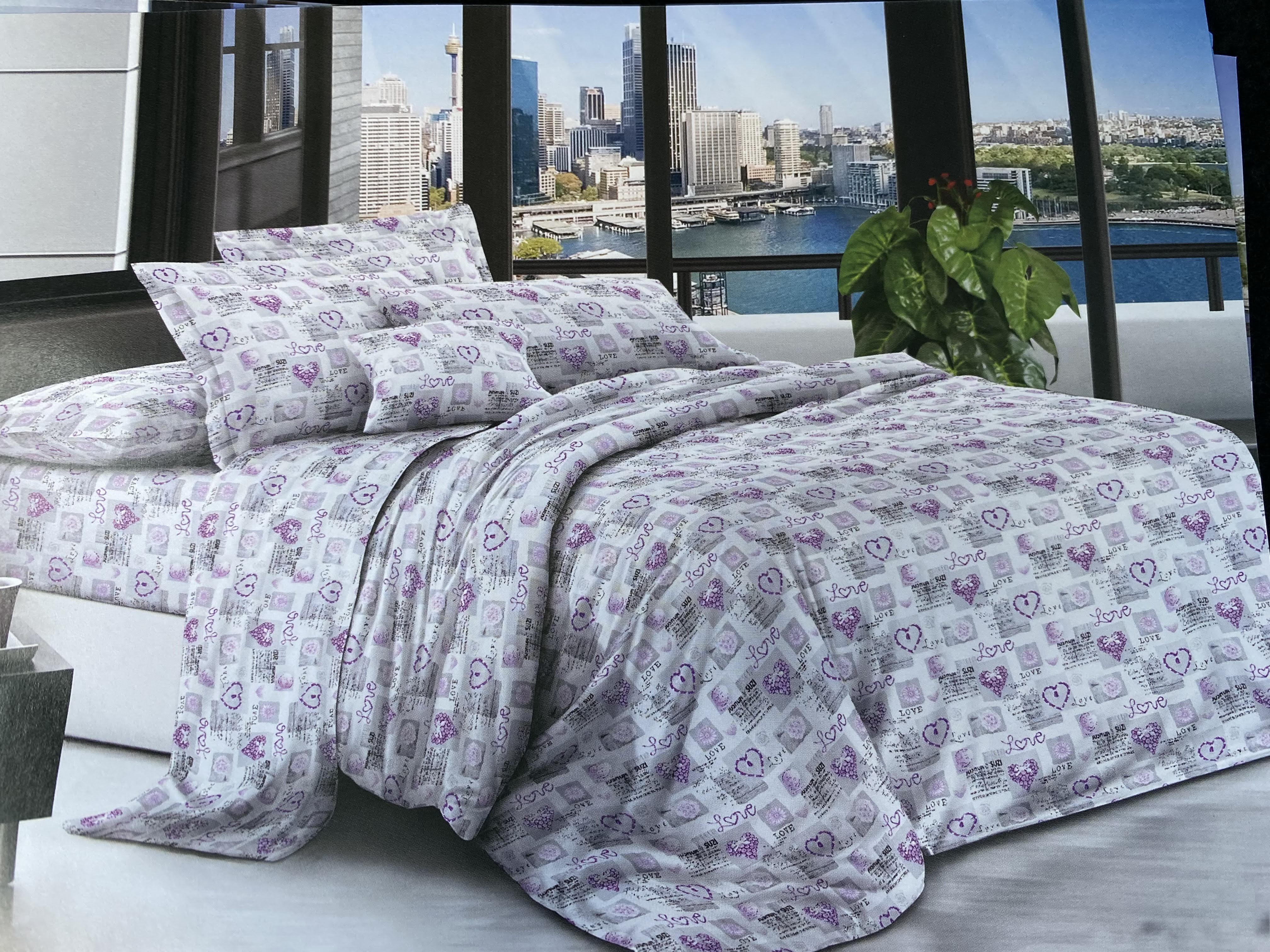 Комплект постельного белья Vital-Textile бязь 3D Premium двуспальный 180х220 см (BP2-147)