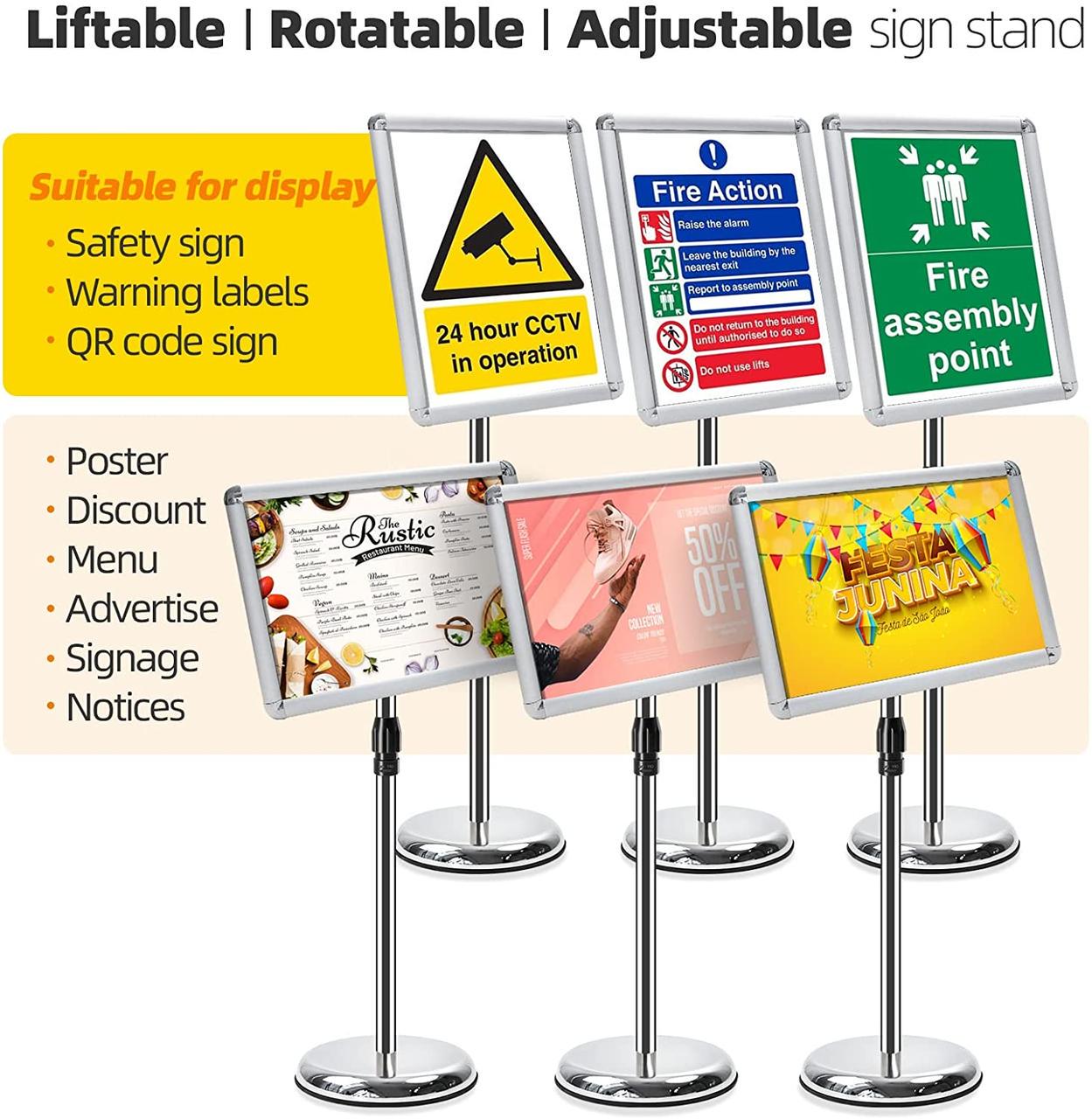 Стенд информационный Flexible A3 с безопасным уголком - фото 8