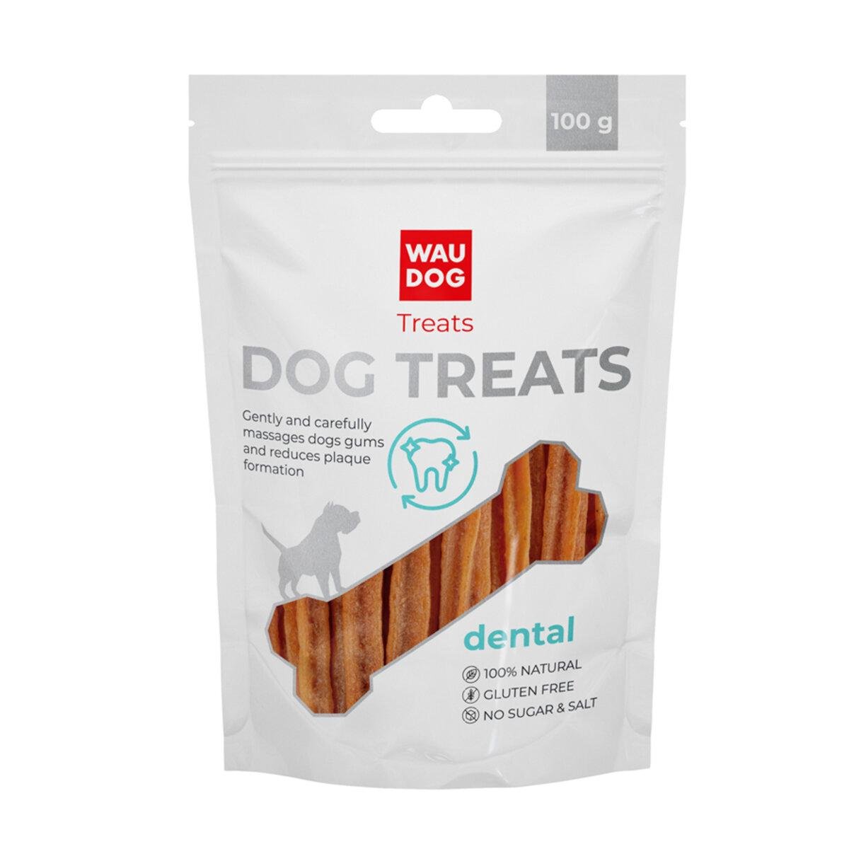 Лакомство для собак Waudog Treats Стоматологическая палочка со вкусом тыквы 100 г (26021547)