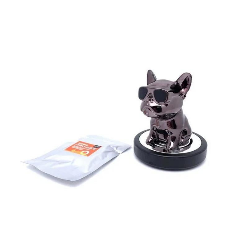 Ароматизатор автомобильный Бульдог с качающийся головой Черный (Leader-4488) - фото 7 Ароматизатор автомобильный Бульдог с качающийся головой Черный (Leader-4488) - фото 7