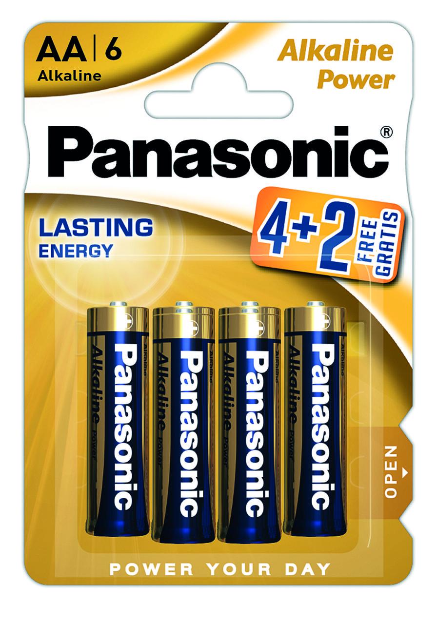 Батарейка Panasonic LR6/AA Alkaline Power Lasting Energy 6 шт. (1896648672)