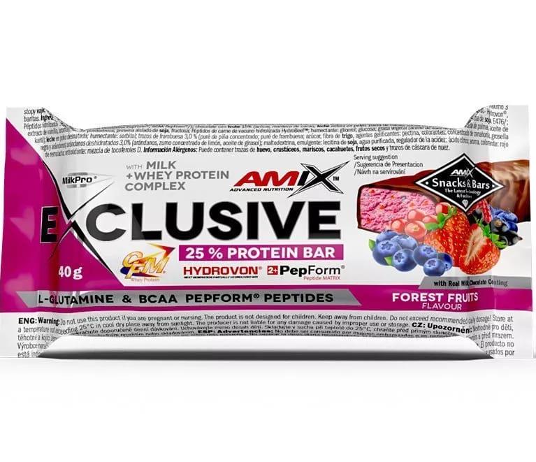 Протеиновый батончик Amix Nutrition Exclusive Protein Bar 40 г Forest Fruits