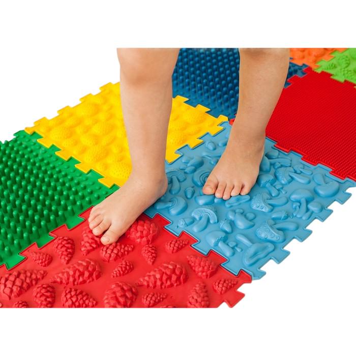 Коврик массажный детский ортек микс ортопедический 8 эл. - фото 4 Коврик массажный детский ортек микс ортопедический 8 эл. - фото 4