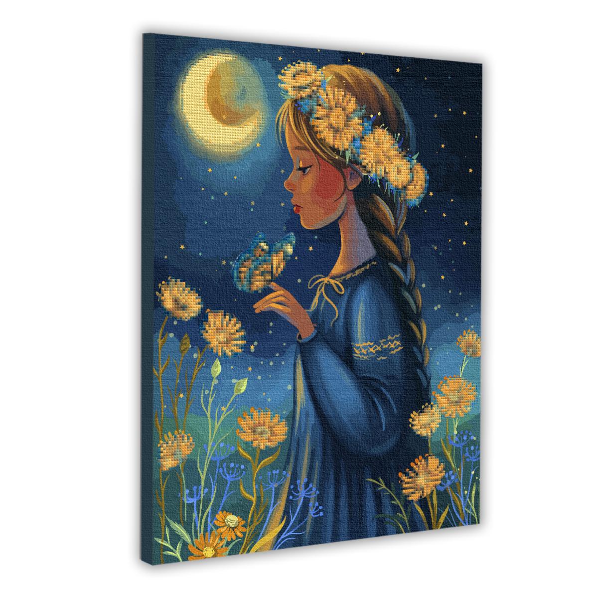 Картина за номерами з алмазною мозаїкою Santi Місячна казка 40x50 см (Top-955379)