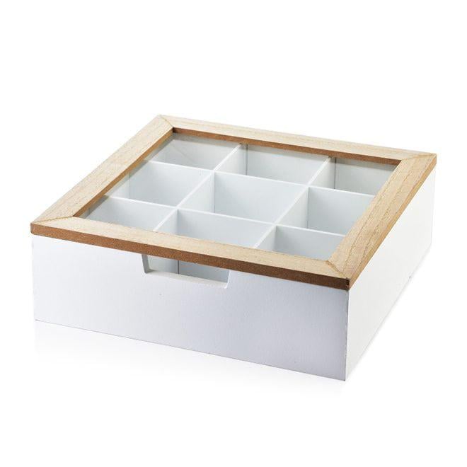 Шкатулка для чая Flora Sadie 35951 Белый (DR017831) - фото 1 Шкатулка для чая Flora Sadie 35951 Белый (DR017831) - фото 1