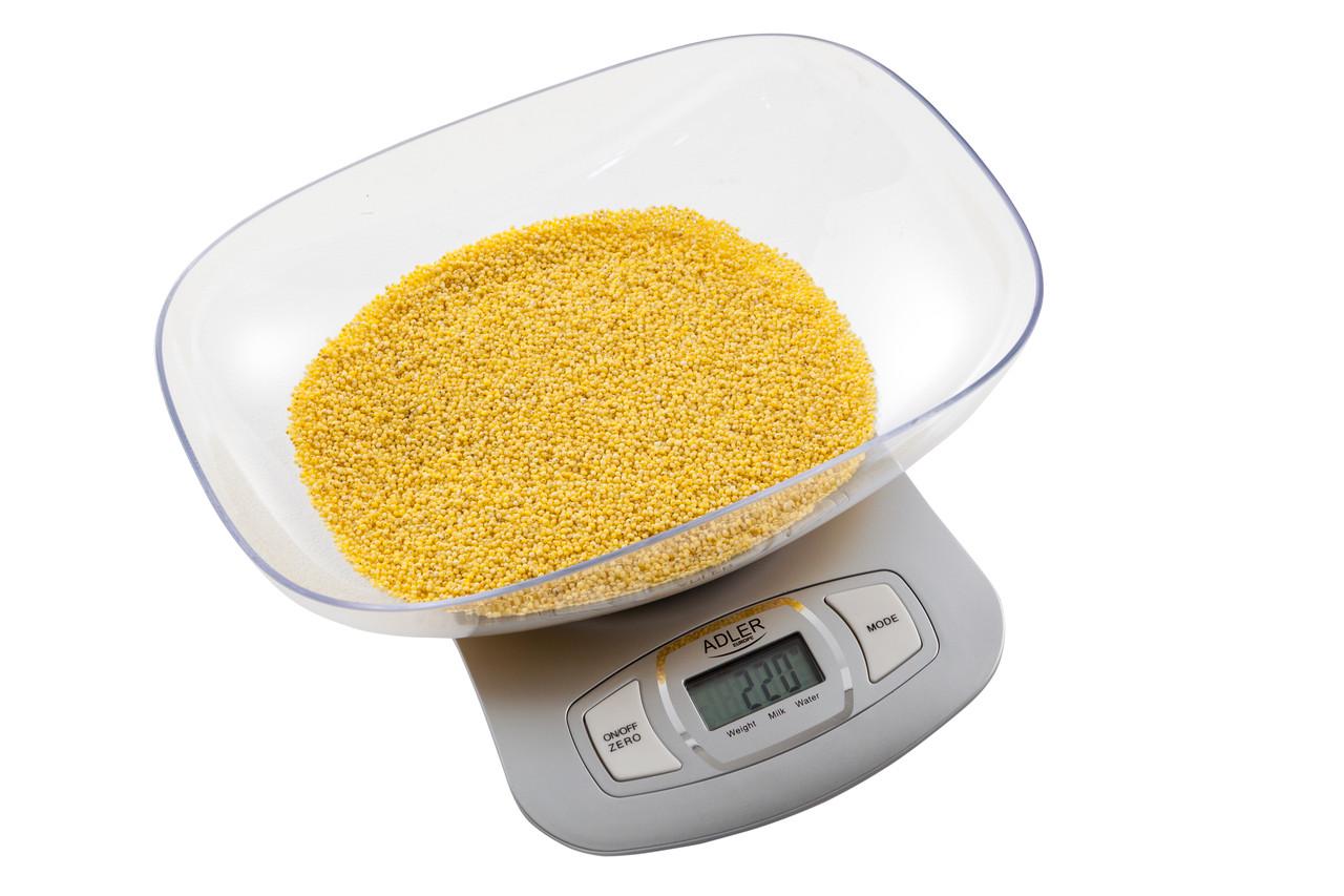 Весы кухонные электронные Adler AD 3137 silver - фото 5 Весы кухонные электронные Adler AD 3137 silver - фото 5