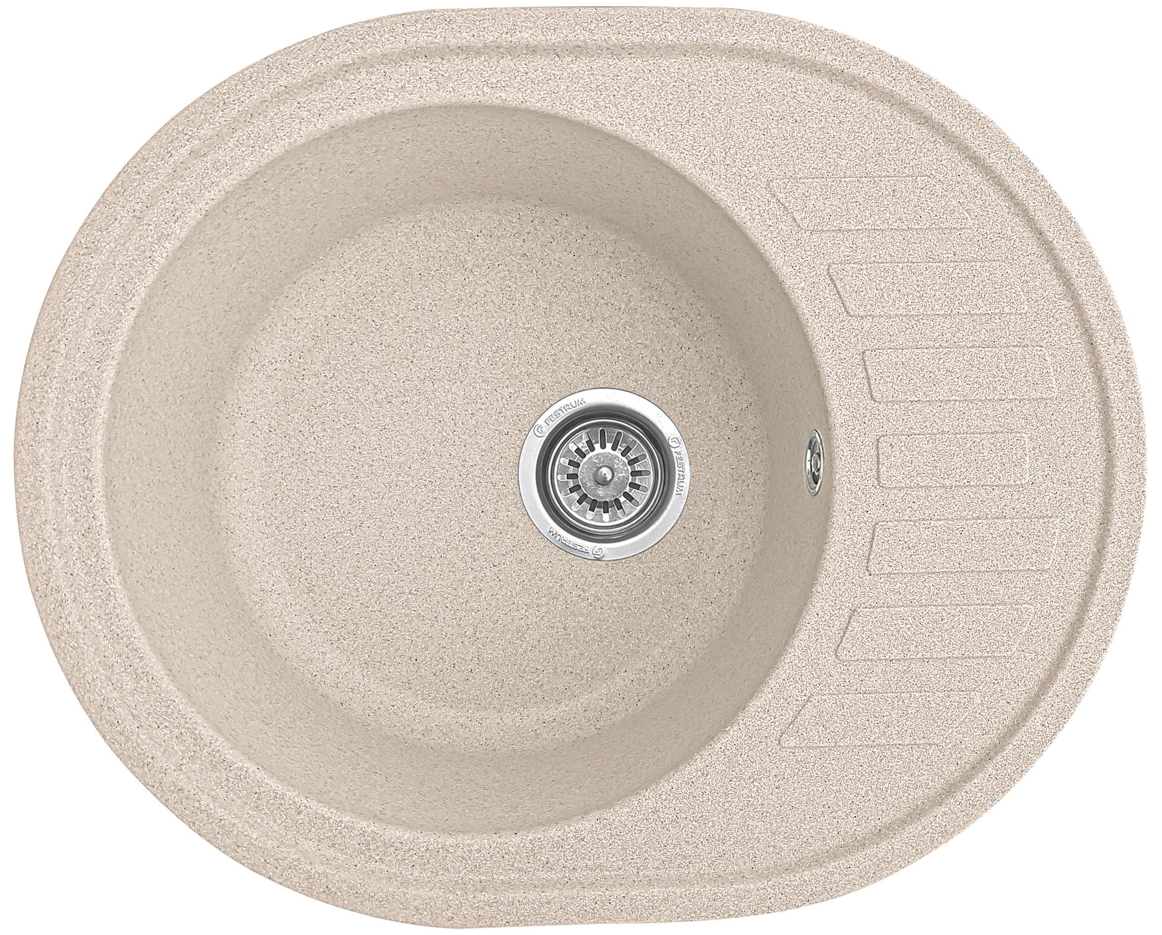Мойка кухонная EcoLine EL23N 620x500 мм Бежевый