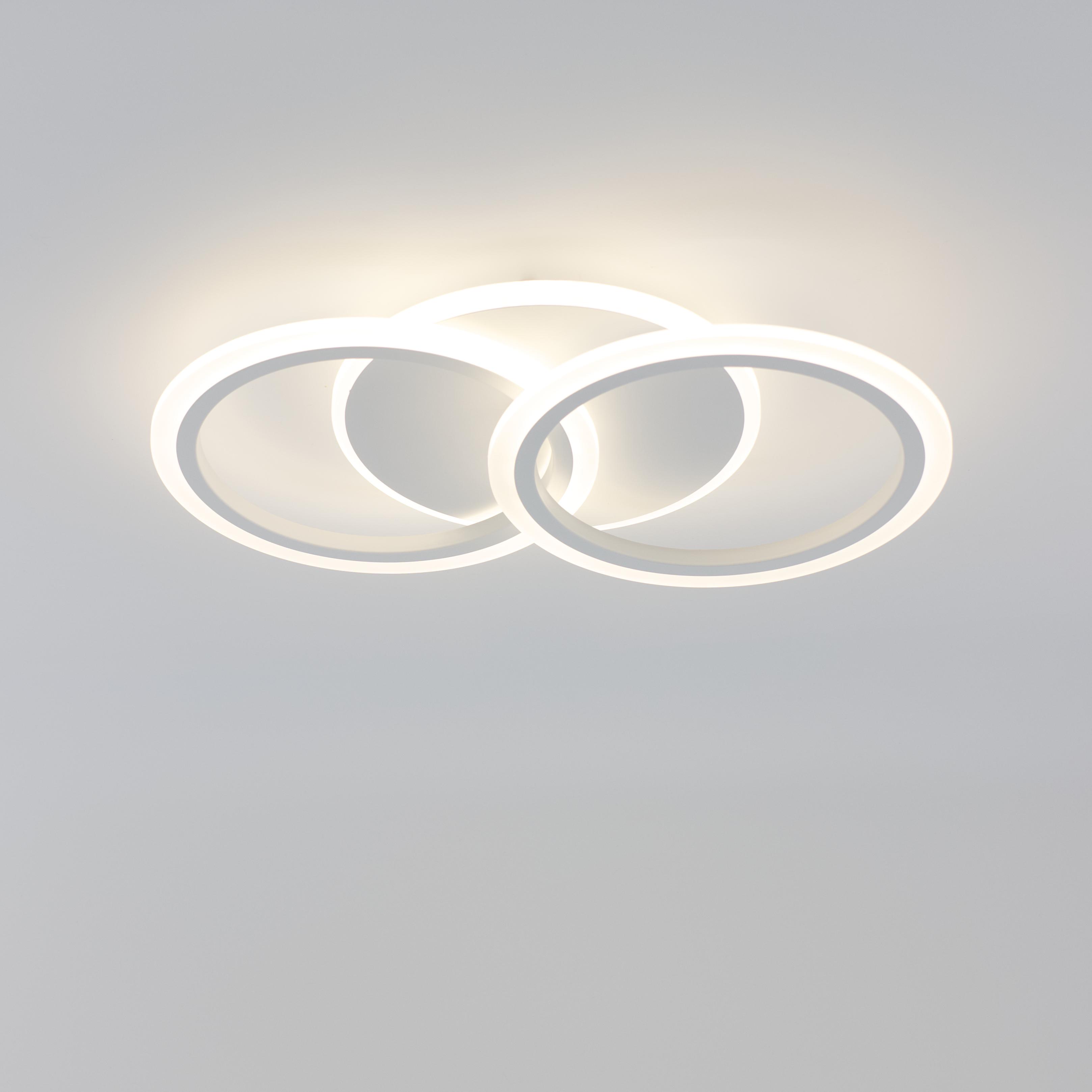 Люстра ESLLSE MOKA 3R LED 60 Вт 440x250x70 мм Белый (10644)