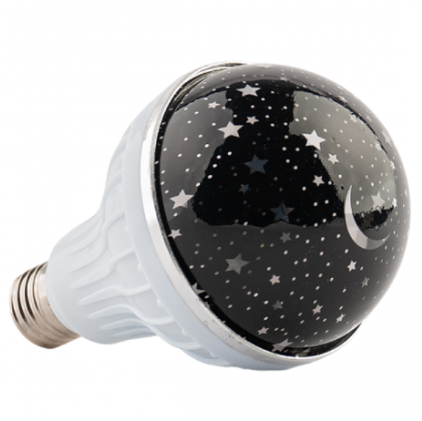 Проектор звёздного неба E27 Star Master Bulb601-HX 220 В 6 Вт 3 цвета свечения (d29dc6c0) - фото 1