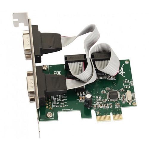 Контроллер PCI-E Kingda B00005 2xCOM RS232 WCH CH382L RTL (11401537) - фото 1 Контроллер PCI-E Kingda B00005 2xCOM RS232 WCH CH382L RTL (11401537) - фото 1